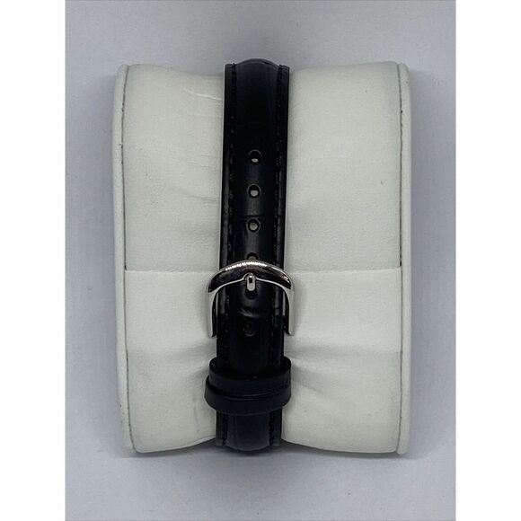 Grovana 32761532 Women Black Leather Analog Silver Dial Quartz Wrist Watch BW81 main image 5